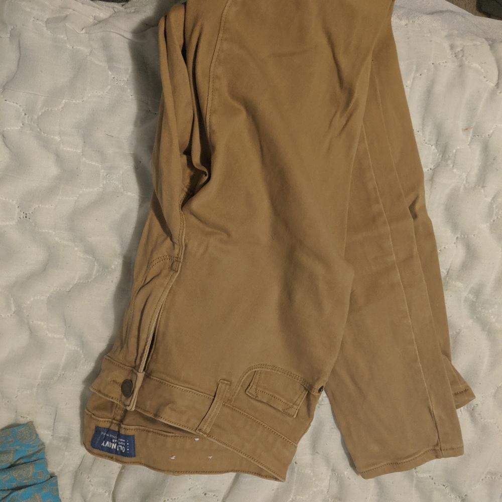 Old Navy Camel Color Denim Leggings